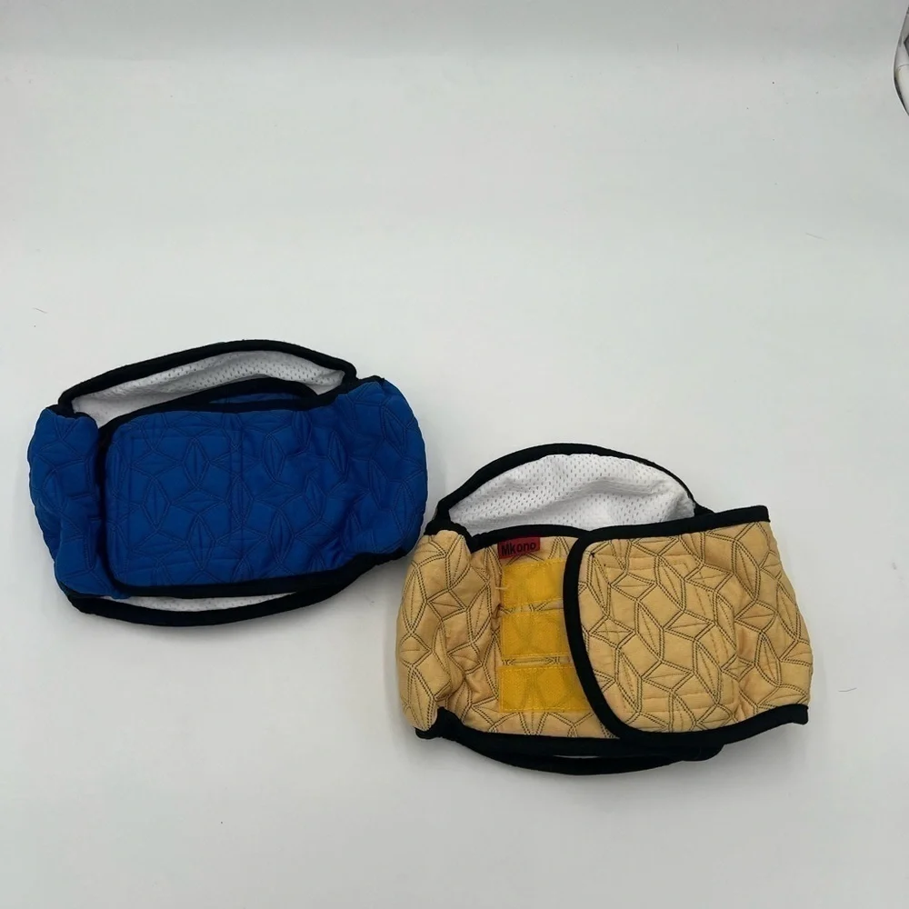 Mkono 2Pcs Male Dog Belly Bands Puppy Boy Pet Diapers Wraps Reusable